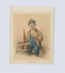 KRAMER Peter I 1823-1907,Der Winzer,im Kinsky Auktionshaus AT 2021-11-04