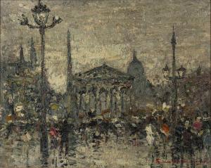 KRAMER Simon 1940-2015,Parisian scene,1991,Mallams GB 2022-03-16