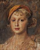 KRAMSTYK Romain 1885-1942,Portrait de jeune fille,Millon - Cornette de Saint Cyr FR 2009-12-02