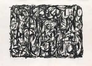 KRASNER Lee 1908-1984,Refractions,1962,Swann Galleries US 2015-05-12
