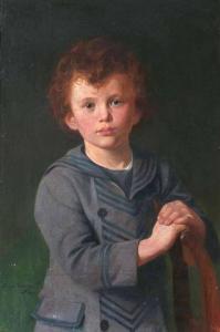 KRAUSE Hans 1864-1931,Portrait of a Boy,Stahl DE 2017-09-30