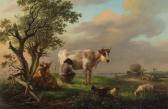 KRAUSZ Simon Andreas 1760-1825,Milking time,Christie's GB 2000-07-04