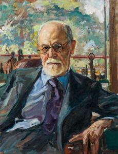 KRAUSZ Wilhelm Victor 1878-1959,Portrait of Sigmund Freud,1936,im Kinsky Auktionshaus AT 2019-02-26