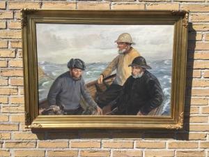 KRAUTWALD Kjeld 1919-2000,Fishermen at sea,Bruun Rasmussen DK 2021-07-08