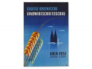 KREBS Franzen,Poster for the Big Rhenish Agriculture Fair,1951,Auctionata DE 2016-05-04