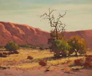 KREHM William P 1901-1968,Iron Wood Tree, Hope, Arizona,1944,John Moran Auctioneers US 2021-08-10