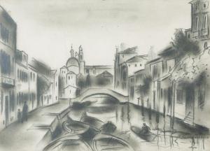 KREMLICKA Rudolf 1886-1932,Venice,1924,Art Consulting CZ 2023-06-11
