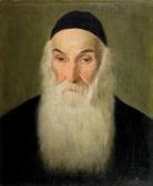 KRESTIN Lazar 1868-1938,Portrait of a rabbi,Matsa IL 2012-10-11