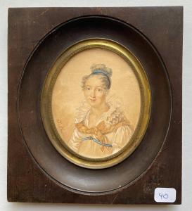 KREUTZINGER Josef 1757-1829,Portrait de jeune femme,Artprecium FR 2021-10-05