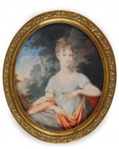 KREUTZINGER Josef 1757-1829,Portrait of a lady,1805,Sotheby's GB 2021-12-09