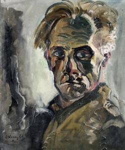 KREUZBERG Pitt 1888-1966,Self-portrait,1926,Peter Karbstein DE 2019-07-06