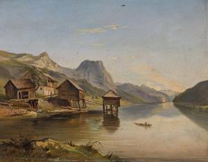 KREUZER Conrad 1810-1861,Grundlsee,1855,im Kinsky Auktionshaus AT 2019-10-22