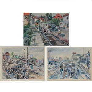 KREUZER Hans 1900-1900,Hannover. Umbau am Küchengarten,1950,Kastern DE 2020-07-25