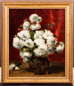 KREYDER Alexis 1839-1912,Bouquet de fleurs blanche,Damien Leclere FR 2017-12-01