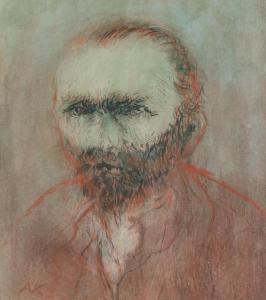 KRIEGEL ADAM 1912-1947,Looking at Vincent,Mossgreen AU 2015-06-29