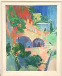 Kriesch Rudolf 1904-1992,Rotes Haus in Positano,1966,Scheublein Art & Auktionen DE 2021-10-29