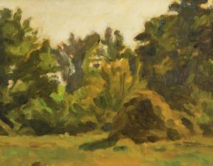 KRIMOV Nikolai Petrovich 1884-1958,Landscape,1947,Sovcom RU 2022-07-19