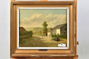 KRINS Ernest 1820-1899,PAYSAGE ANIME,Hotel Des Ventes Mosan BE 2019-08-28