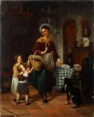 KRIPS L 1800-1800,A woman and two children in a kitchen interior,Bonhams GB 2013-01-09