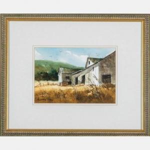 KRNC Al,Landscape with a Barn,20th Century,Gray's Auctioneers US 2020-06-17