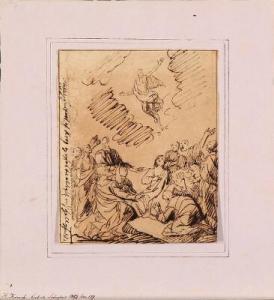 KROCK Heinrich 1671-1738,The ascension of Christ,Bruun Rasmussen DK 2018-11-26
