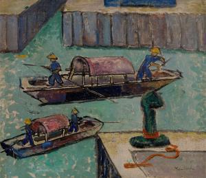 KROHN Xan 1882-1959,Boats,MacDougall's GB 2025-04-24