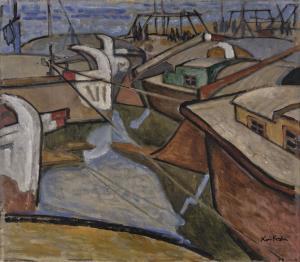 KROHN Xan 1882-1959,HARBOUR,Sotheby's GB 2018-06-05