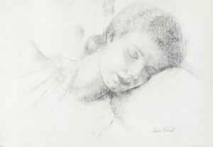 KROLL Leon Abraham 1884-1974,Sleeping Female,Santa Fe Art Auction US 2024-03-13