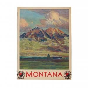 KROLLMAN Gustav 1888-1962,Montana/Northern Pacific,1930,Bonhams GB 2023-06-23