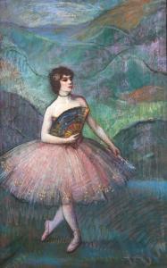 KRONBERG Louis 1872-1965,Ballerina with Fan,Skinner US 2023-09-19