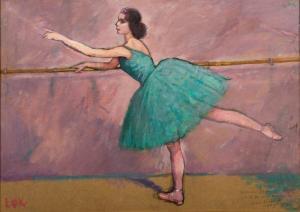 KRONBERG Louis 1872-1965,La ballerine,1953,Massol FR 2009-12-16