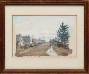 KRONENGOLD Adolph 1900-1986,Street Scene,Neal Auction Company US 2021-10-06
