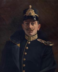 KRONSTRAND Bror Karl Albert 1875-1950,MILITARY PORTRAIT,1908,Potomack US 2020-11-19