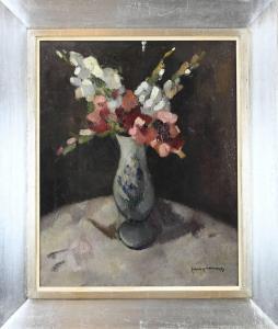 KROPFF Joop 1892-1979,Chinese vase with flowers,Twents Veilinghuis NL 2023-01-12
