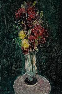 KROPFF Joop 1892-1979,Flowers in a vase,Glerum NL 2010-11-23