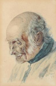 KROYER Peder Severin 1851-1909,Portrait of a fisherman,1873,Bruun Rasmussen DK 2024-03-25