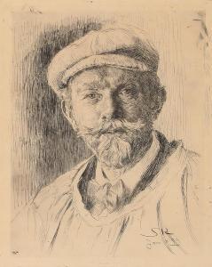 KROYER Peder Severin 1851-1909,The artist's self-portrait,1899,Bruun Rasmussen DK 2024-03-18