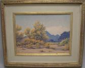 KRUG Arnold Otto 1896-1942,Southwestern desert landscape,Eldred's US 2009-03-14