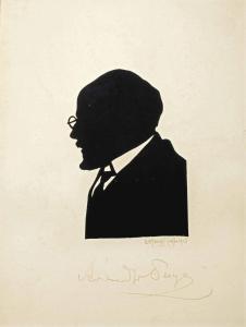 KRUGLIKOVA ELIZABETH,Silhouette of Alexandre Benois (1870-1960),1915,Christie's GB 2013-11-25
