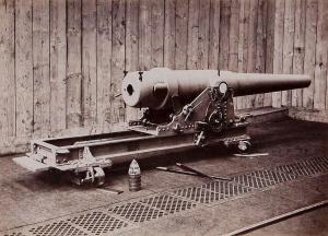 KRUPP Alfred 1812-1887,15cm Kanone in Batterie-Laffete,1873,Dreweatts GB 2014-02-28