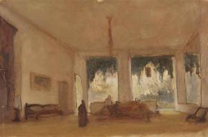 KRUSEMAN Jan Diederikus 1828-1918,An Indonesian interior,Christie's GB 2014-12-10