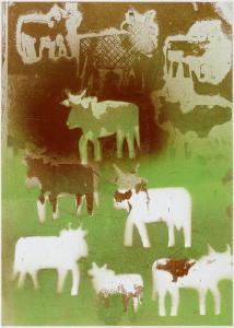 KRUSI Hans 1920-1995,Cows,Galerie Koller CH 2019-06-28