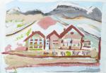 KRUSI Hans 1920-1995,Paysage de Montagne,Dogny Auction CH 2023-02-07