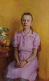 krylov ivan aleksandrovich 1917,Portrait of Oksana,1988,Jackson's US 2020-12-02