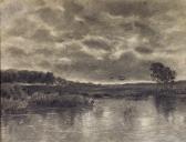 KRYSCHITSKIJ Constantin 1858-1911,Lake,1893,Heritage US 2008-11-14