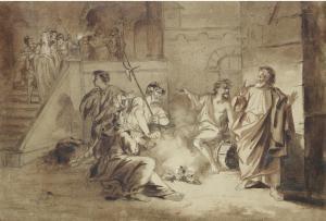 KRYUKOV Valerian Stepanovich 1838,The Taking of Christ,1860,Bonhams GB 2012-11-28