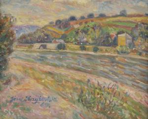KRZYZANSKI Józef 1898-1987,Landscape,1969,Desa Unicum PL 2023-11-07