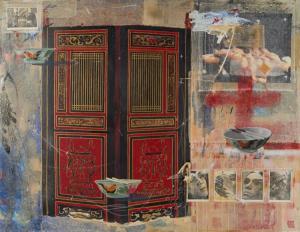 KUAN BAET YEOK 1961,Oriental Doors,33auction SG 2017-10-15