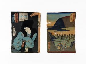 Kuasade Utagawa 1786-1864,Kabui actor Bendo Hikosaburo as Teraoka Hie,Bellmans Fine Art Auctioneers 2017-08-08