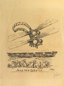 KUBIN Alfred 1877-1959,"Das Hochmoor",New Orleans Auction US 2011-06-04